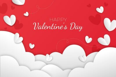 Free Vector | Hand drawn valentines day background