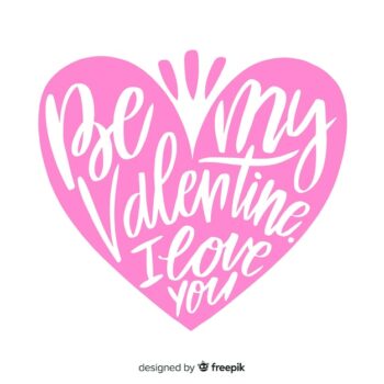 Free Vector | Happy valentine's day lettering