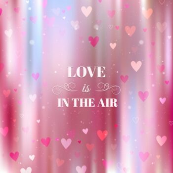 Free Vector | Love is in the air background