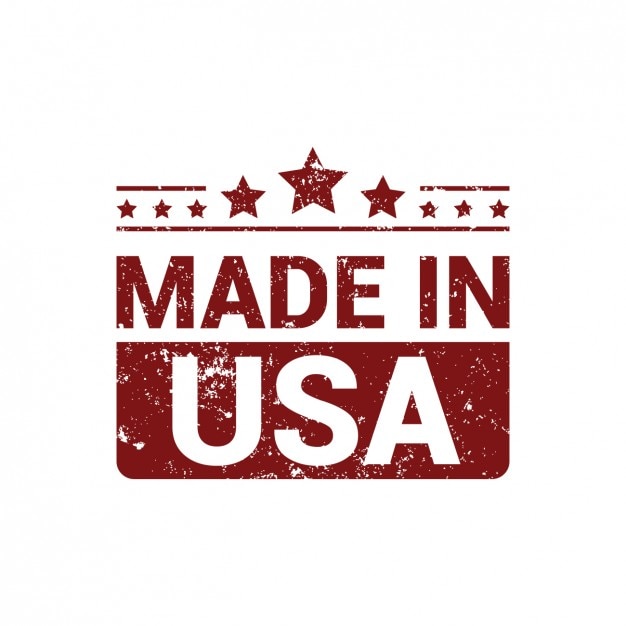 Free Vector | Made in usa in grunge style