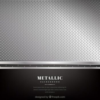 Free Vector | Metallic black and silver background