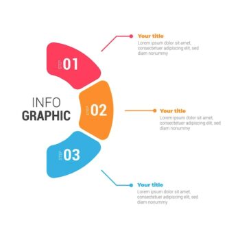 Free Vector | Modern colorful infographic with steps