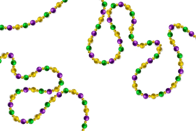 Free Vector | Realistic mardi gras concept