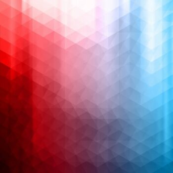 Free Vector | Red and blue polygonal background