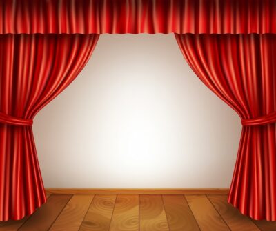 Free Vector | Theater stage background
