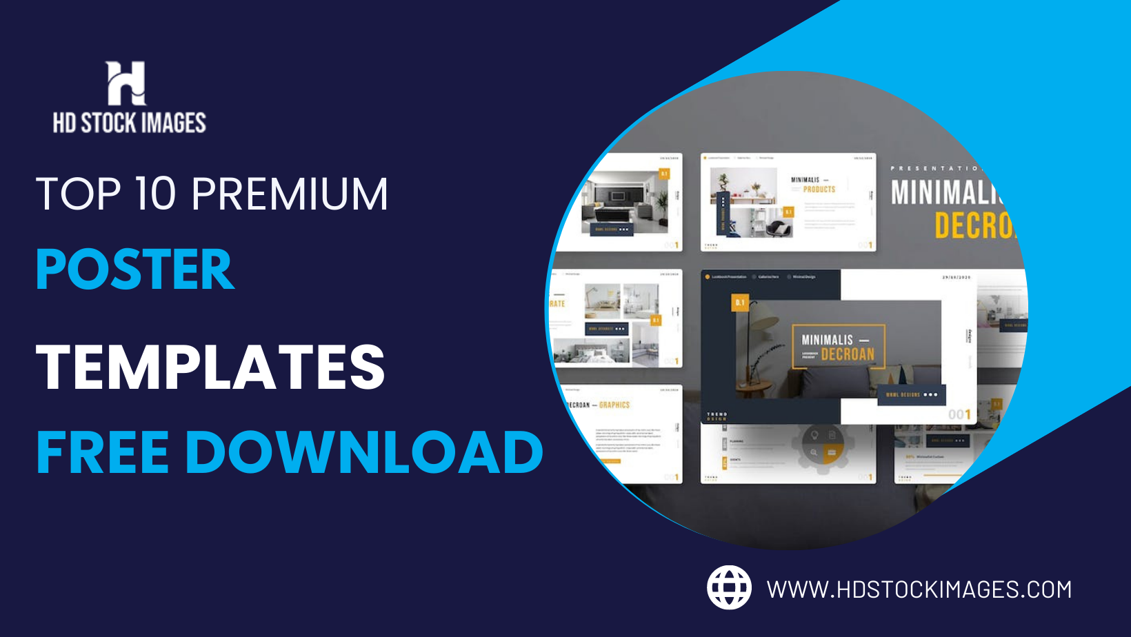 Top 10 Premium Poster Keynote Templates Free Download