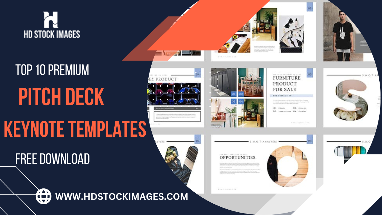 Top 10 Premium Pitch Deck Keynote Templates Free Download