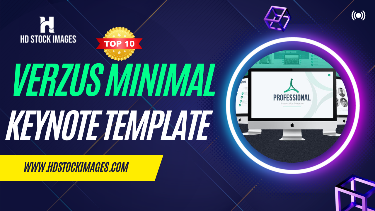 Top 10 Verzus Minimal Keynote Template Free Download