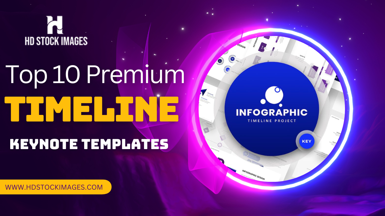 Top 10 Premium Timeline Keynote Templates Free Download