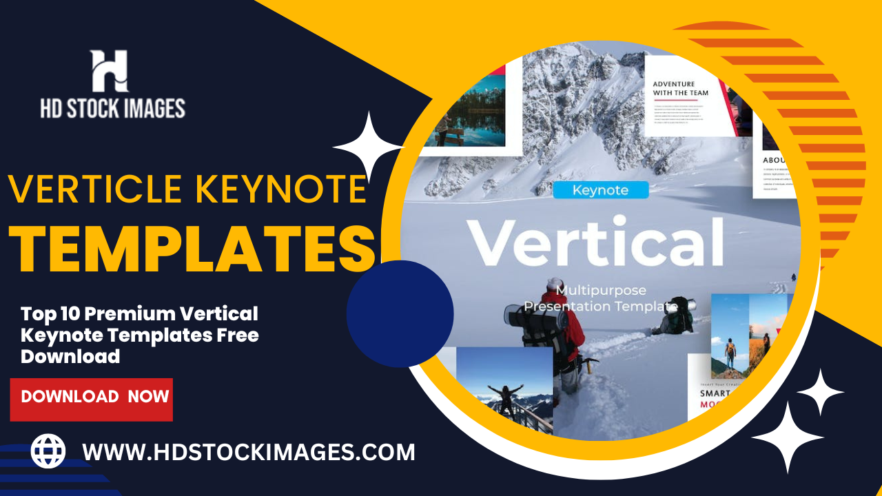 Top 10 Premium Vertical Keynote Templates Free Download
