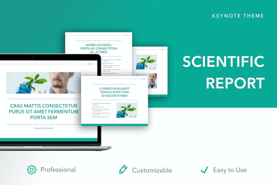 Top 10 Premium Scientific Presentation Keynote Template Free Download