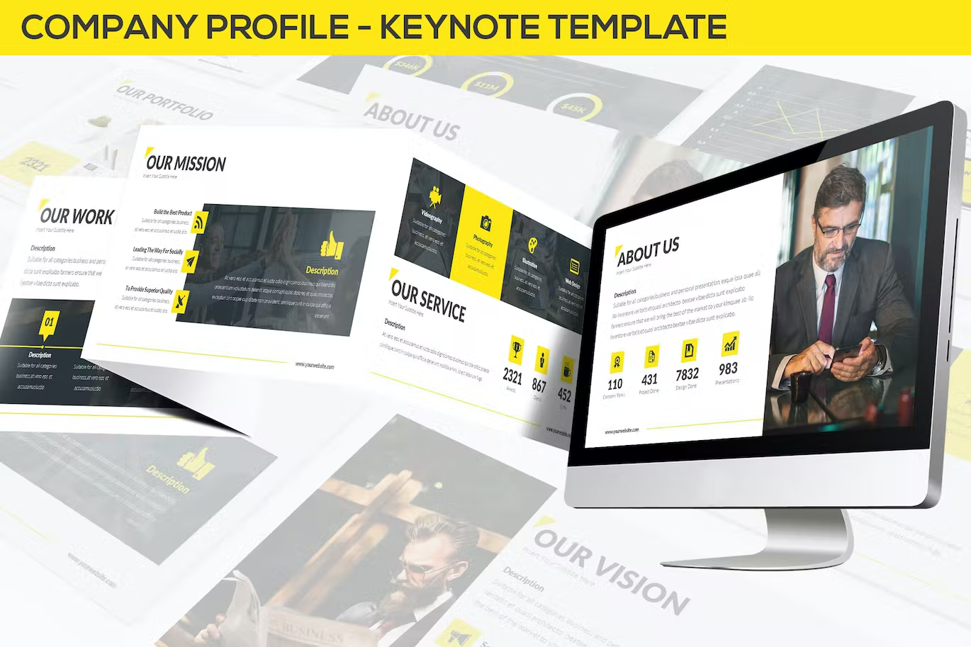 20+ company profile keynote templates free download