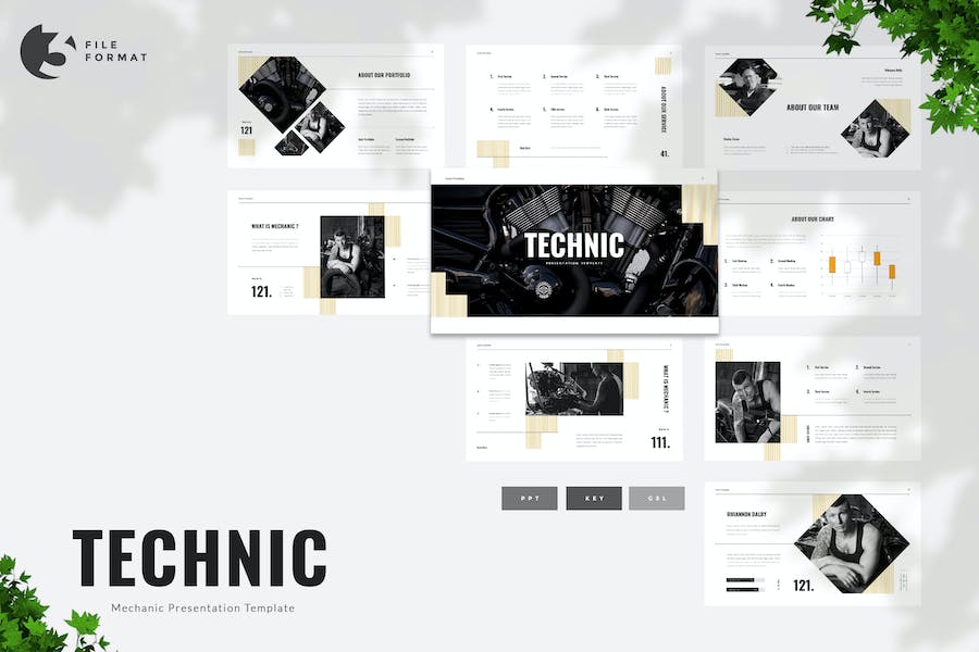 Top 10 Premium Technical Presentation Keynote Templates Free Download