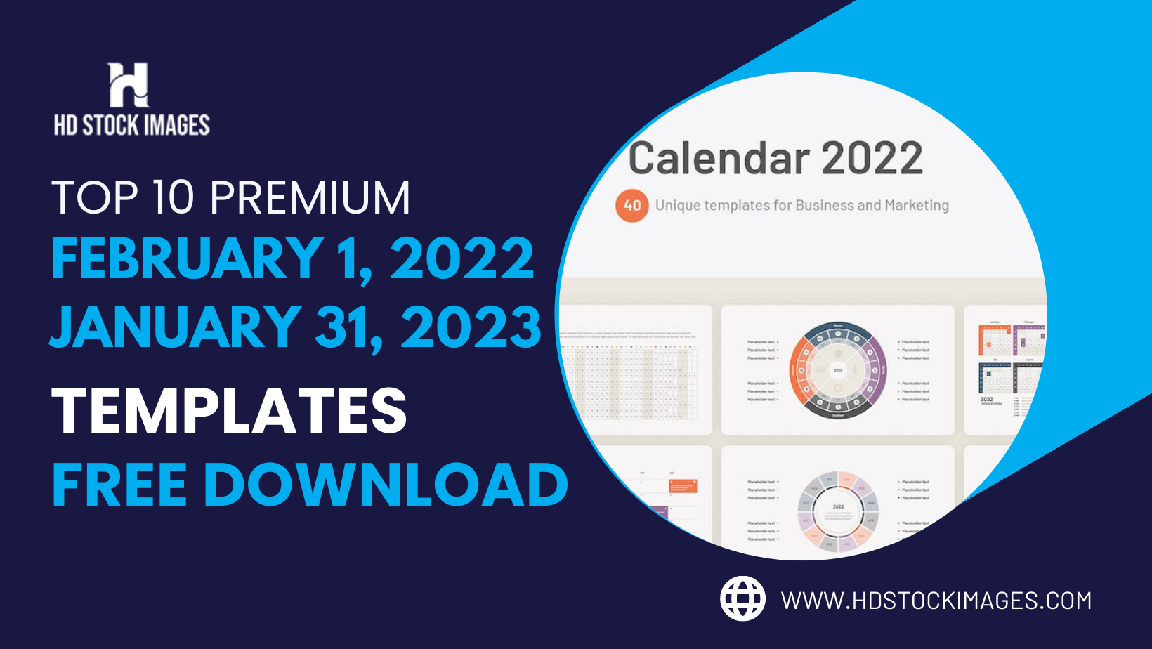 Top 10 Premium February 1, 2022 - January 31, 2023 Keynote Templates Free Download