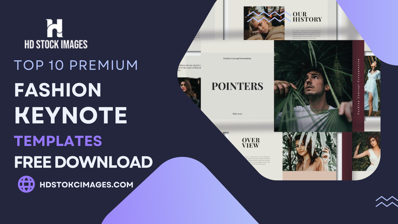 Top 10 Premium Fashion Keynote Templates Free Download