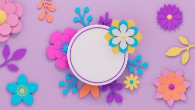 Free Photo | Colorful floral spring wallpaper