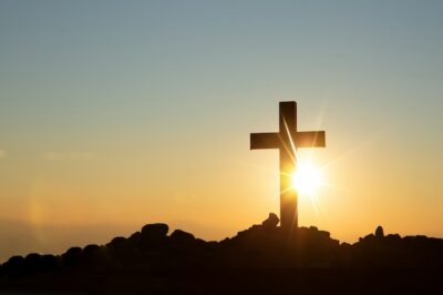 Free Photo | Resurrection concept: crucifixion of jesus christ cross at sunset