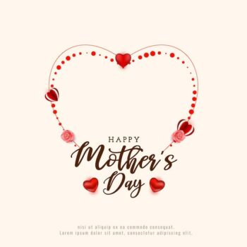 Free Vector | Beautiful happy mothers day stylish background design