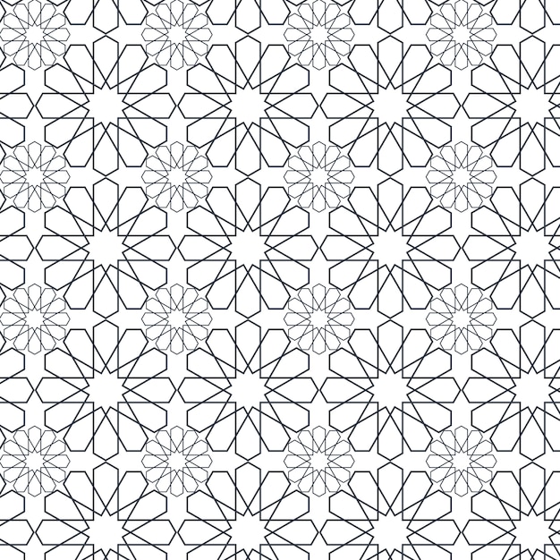 Free Vector | Flat design complex arabesque pattern