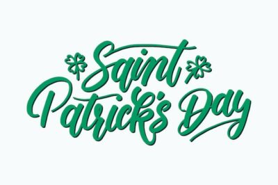 Free Vector | Lettering st. patrick's day