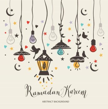 Free Vector | Ramadan kareem greetings card