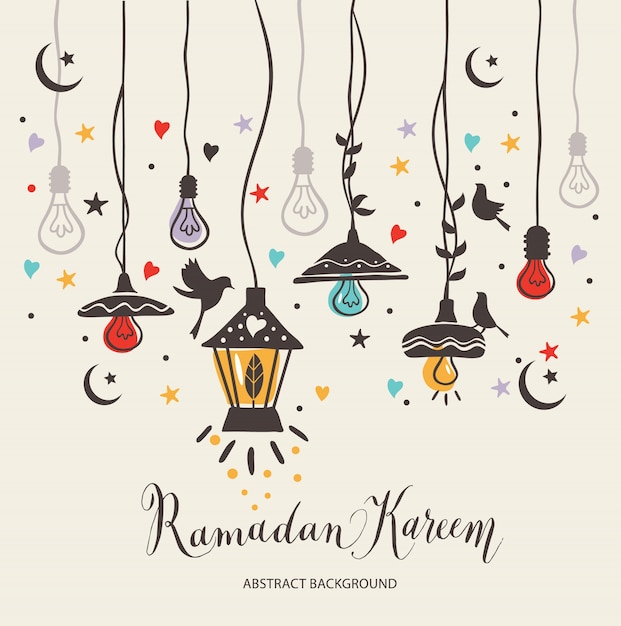 Free Vector | Ramadan kareem greetings card