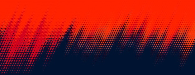 Free Vector | Red and black halftone motion effect background