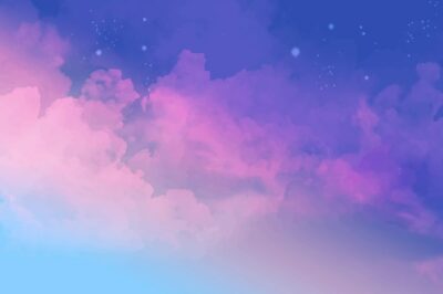 Free Vector | Watercolor pastel sky background