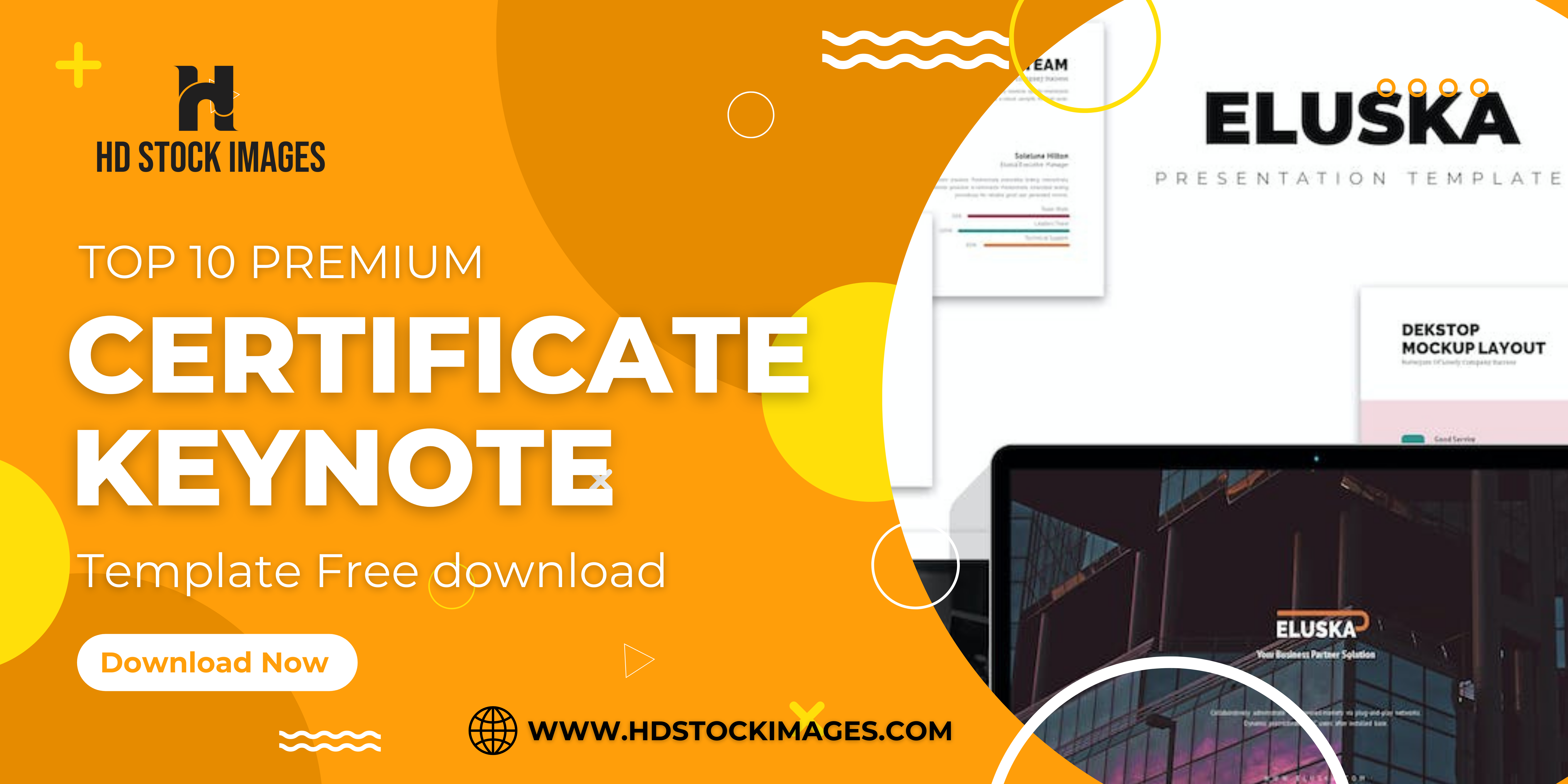 Top 10 Premium Certificate  Keynote Templates Free Download