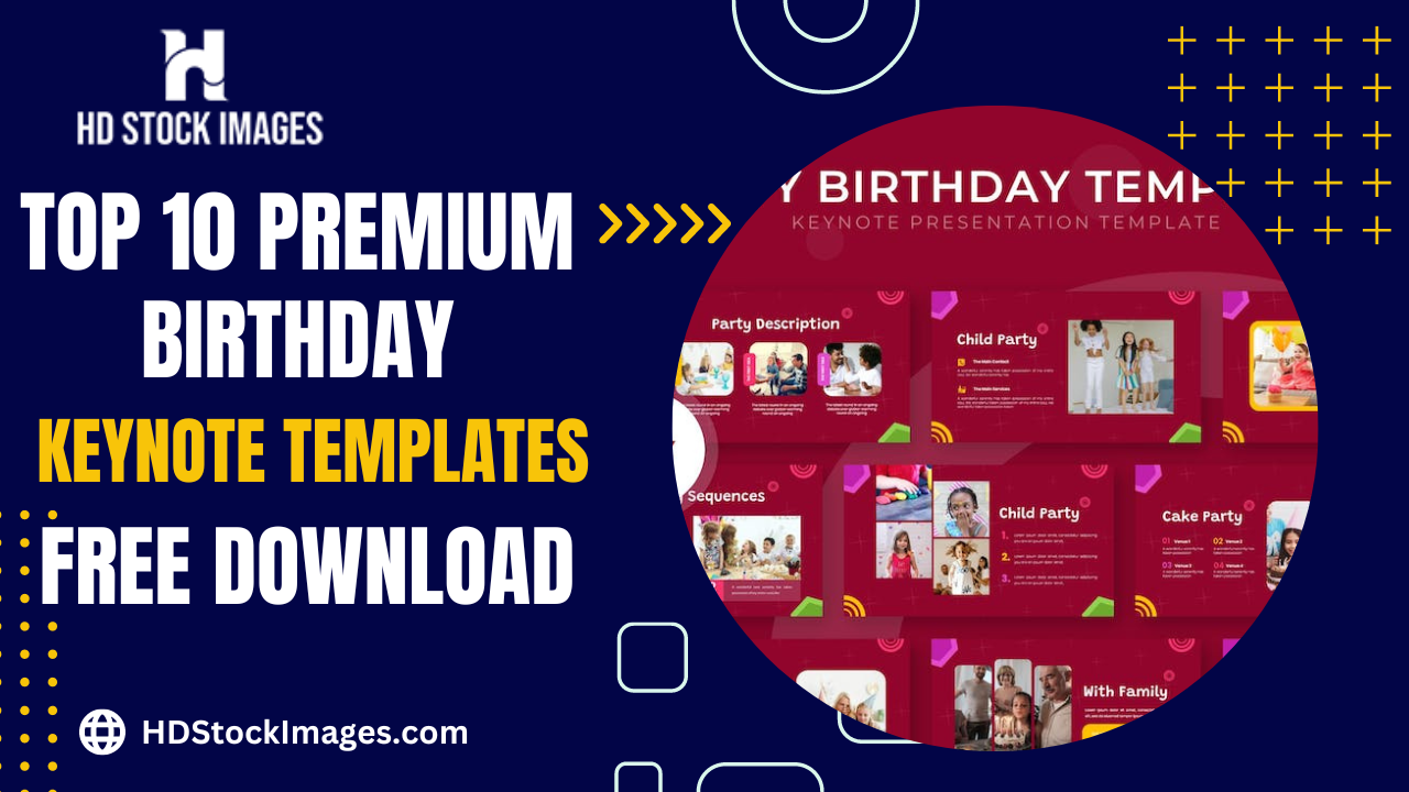 Top 10 Premium Birthday Keynote Templates Free Download