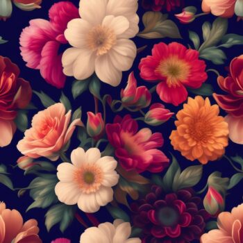 Free Photo | A wallpaper with a floral pattern that says