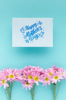 Free Photo | Beautiful arrangement for mother's day