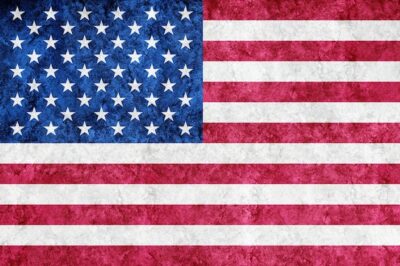 Free Photo | United states metallic flag, textured flag, grunge flag