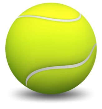 Free Vector | 3d of tennis ball isolated