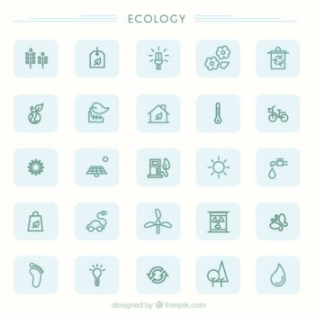 Free Vector | Eco icons