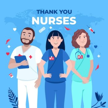Free Vector | Flat international nurses day illustration