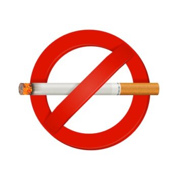 Free Vector | No smoking  realistic cigarette sign