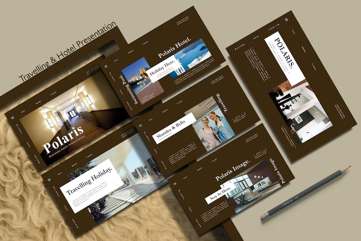 Polaris Hotel Keynote Template Template Free Download