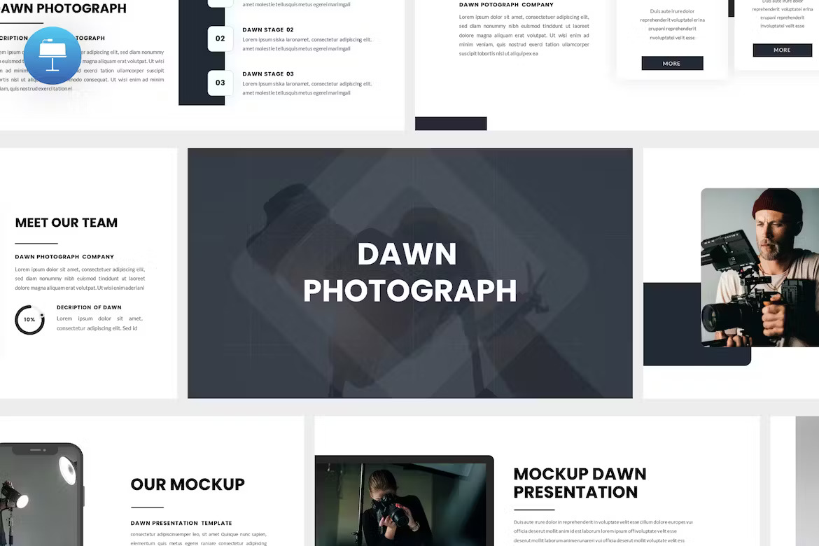 Dawn Photograph Keynote Template