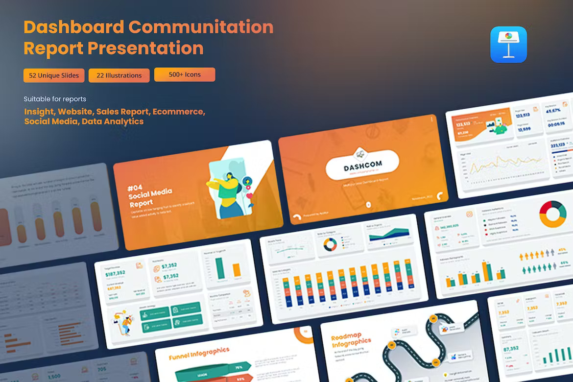 Top 6+ Communication Keynote Templates Free Download