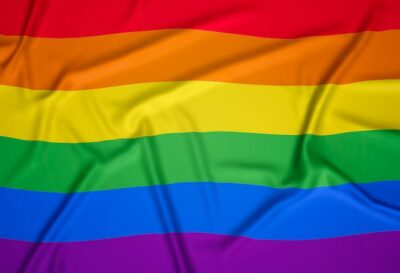 Free Photo | Realistic gay pride flag