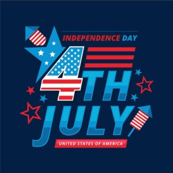 Free Vector | 4th of july - independence day in flat design