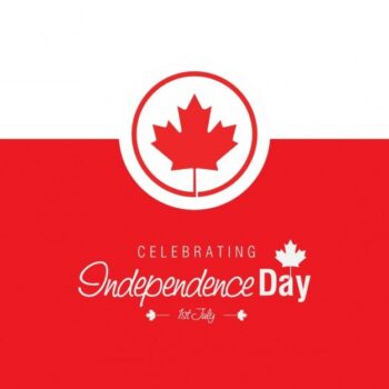 Free Vector | Beautiful canada day background