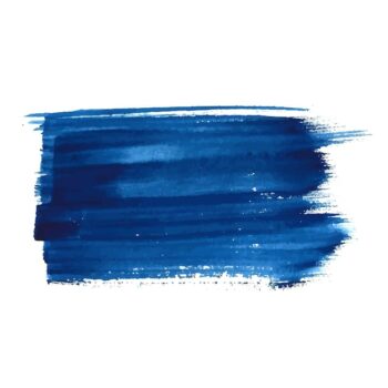 Free Vector | Blue brush stroke watercolor design