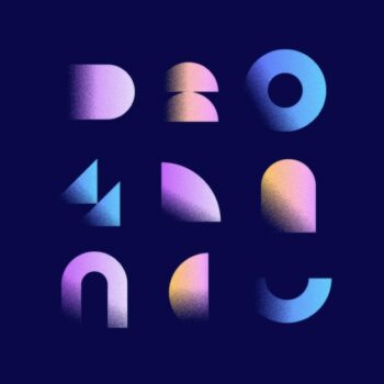 Free Vector | Gradient grainy shape collection