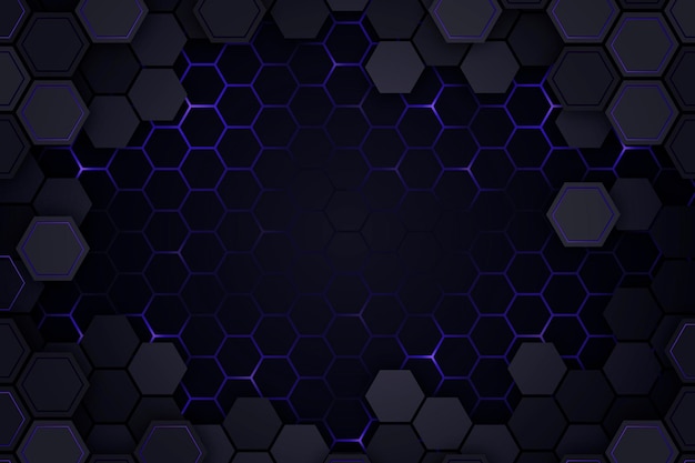 Free Vector | Gradient hexagonal background