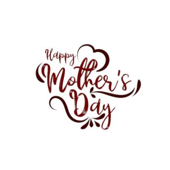 Free Vector | Happy mothers day modern text design decorative background