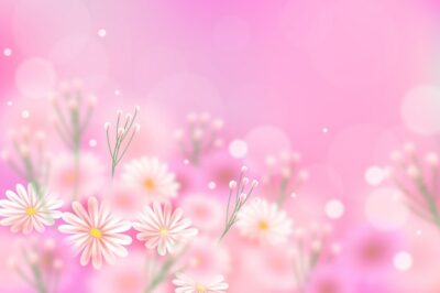 Free Vector | Realistic blurred spring background