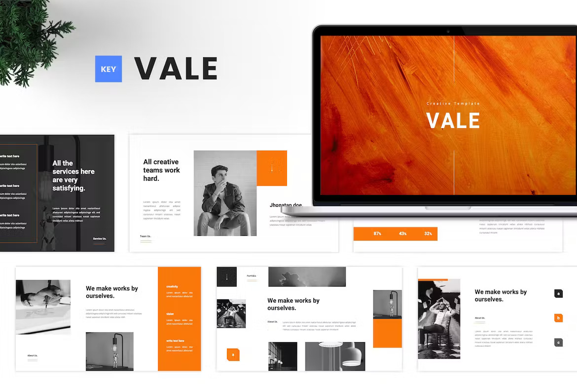 Vale Creative Keynote Template Free Download