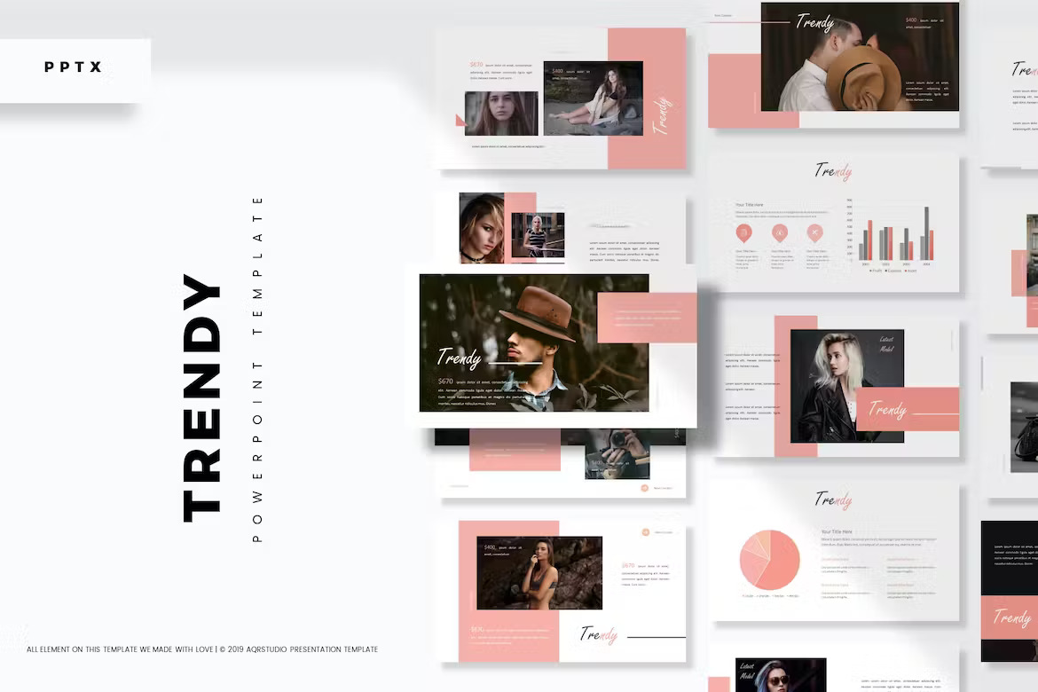 Trendy Powerpoint Template E98BMS5 Template Free Download